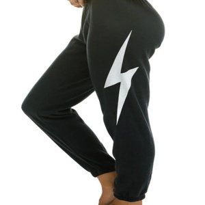 Aviator Nation Bolt Sweatpants - Charcoal - Size S